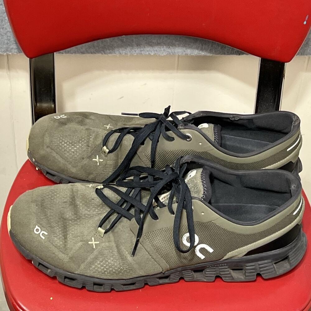 On Cloud Men's Size 12.5 Running Shoes Kelp Olive Green